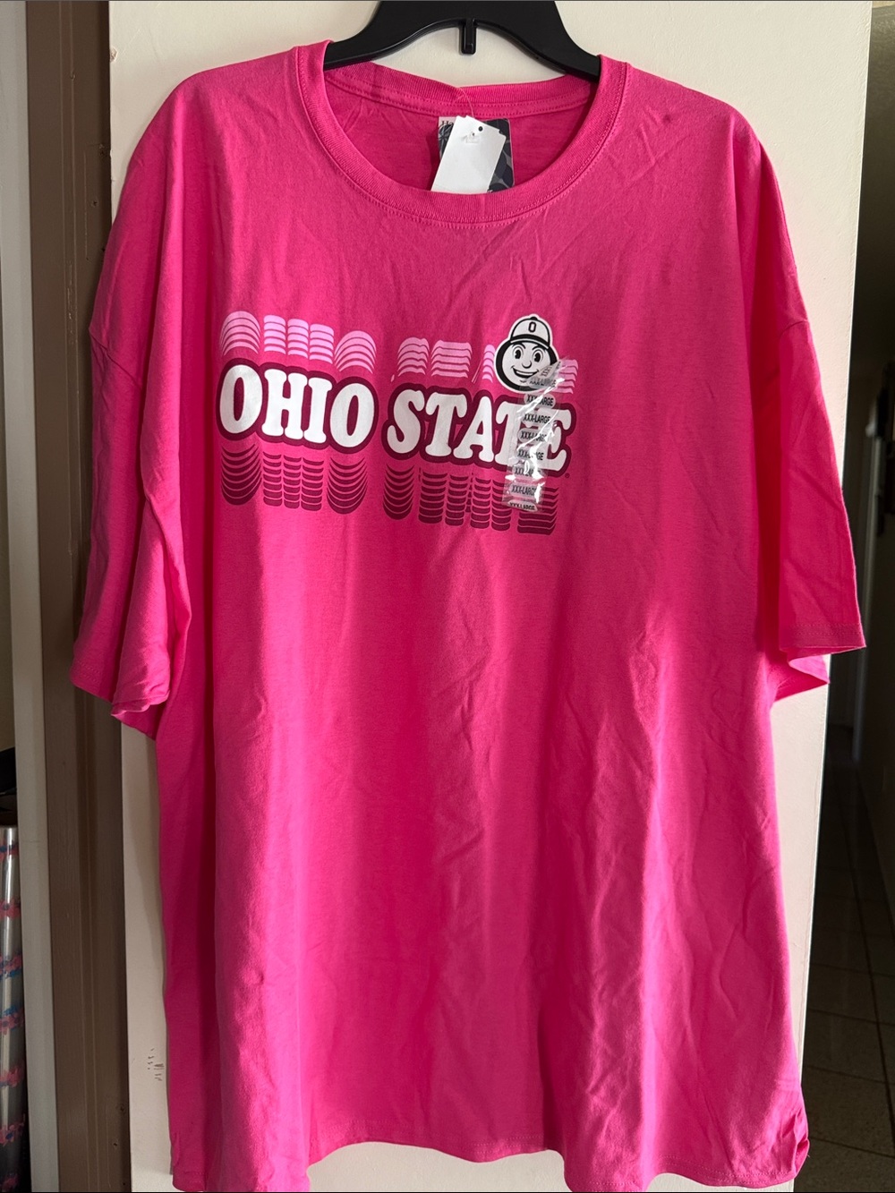 Hanes Hot Pink Ohio State Graphic Tee